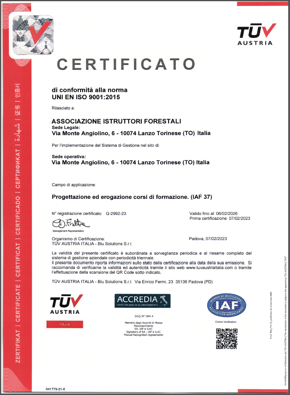 AIFOR_Certificato_ISO-9001-2015_da_TUV-AUSTRIA - AIFOR.IT