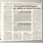 pagina di giornale dove viene citato Aifor